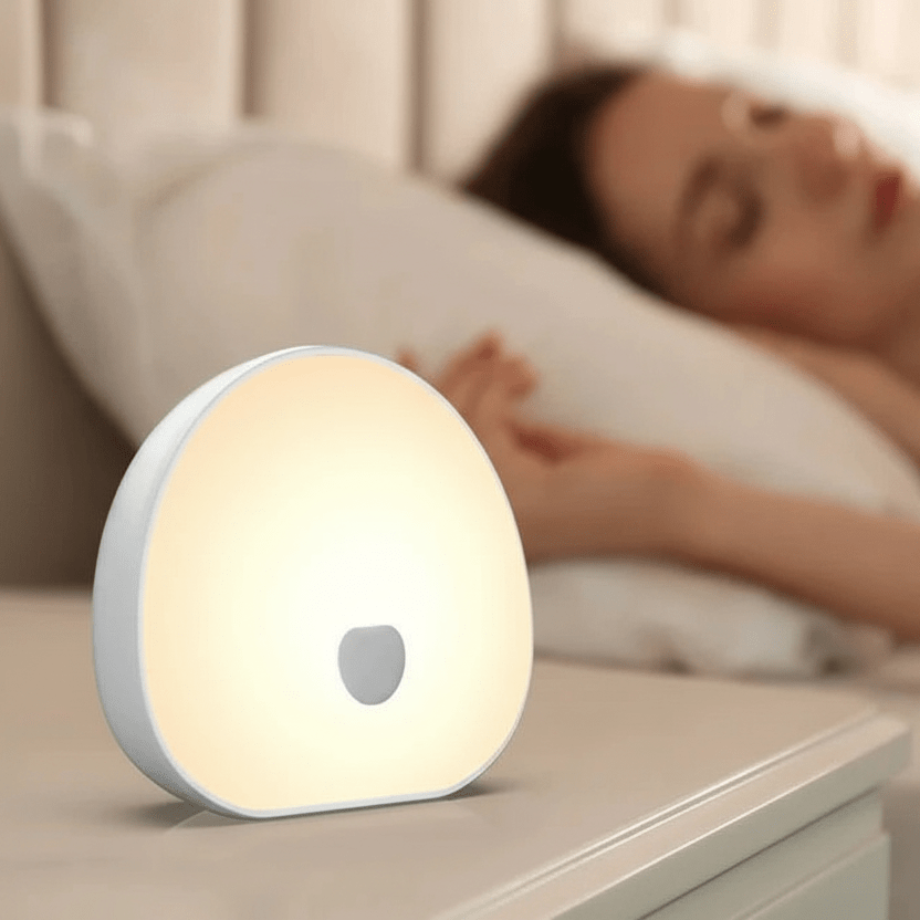 RGB Sleep White Noise Machine: Rechargeable LED Night Light & Relaxing Audio - GiftWave.co