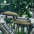 RockBros Bicycle Bag: Portable Cycling Top Tube Bag, Nylon MTB Road Phone Tool Bag with Reflective Ultralight Design - GiftWave.co