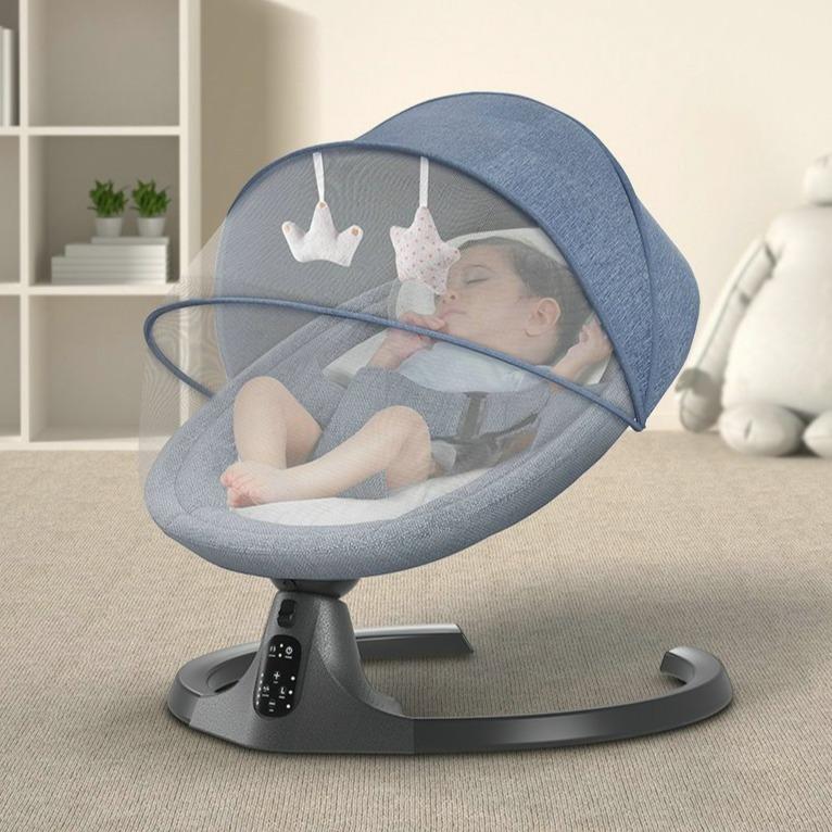 Rocky Smart Baby Swing - Bluetooth Rocker Lounger – Gift for New Parents - Damsona