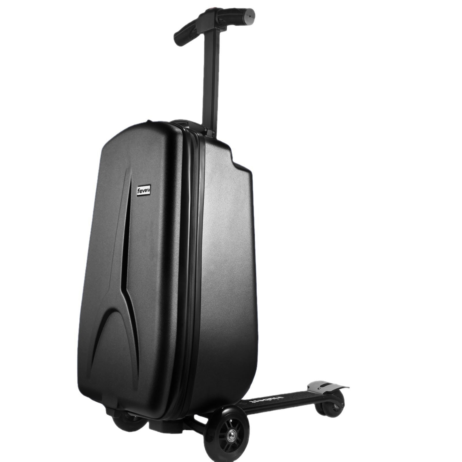 Scooter Suitcase - Best Rolling Detachable Luggage with Built-in Skateboard for Travel - Damsona