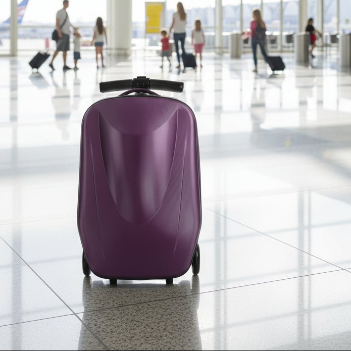Kids Scooter Suitcase – Rolling Luggage with Built-in Skateboard, Childr... — Gift Idea