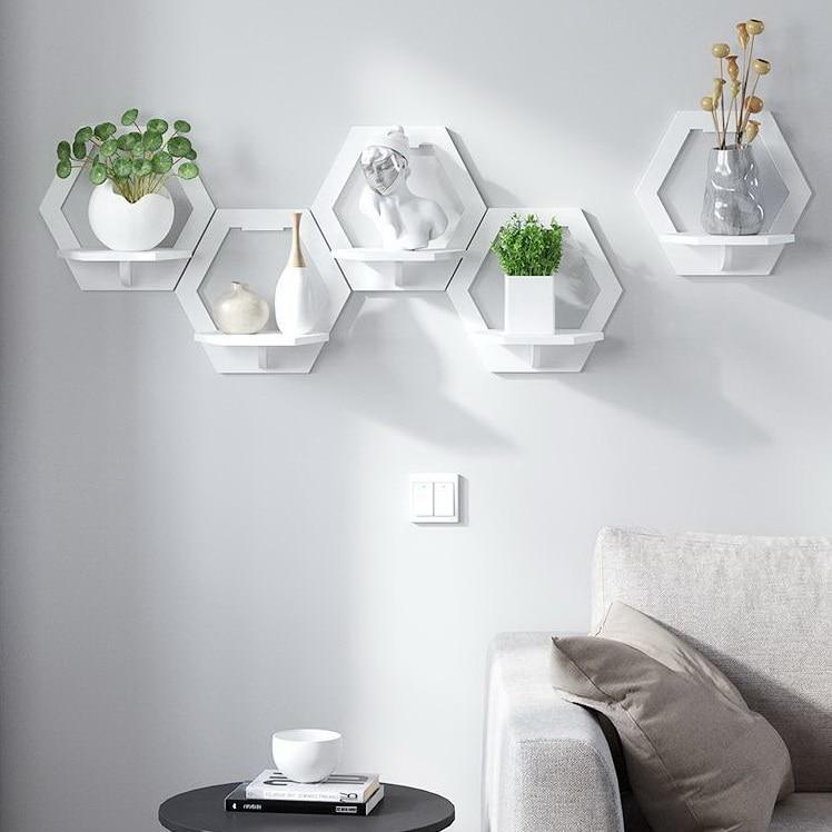 Shelvee - Wall Mounted Geometric Shelves - Damsona