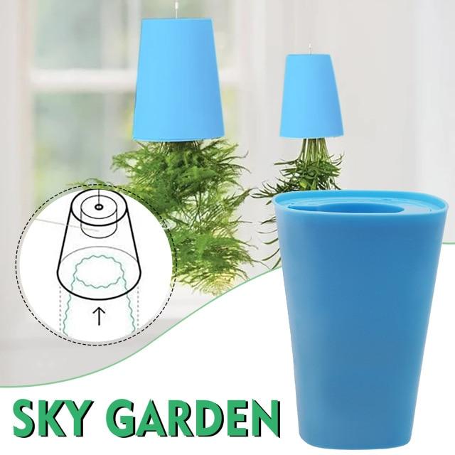 Sky Garden - Upside - Down Plant Flower Pot Hanging Planter - GiftWave.co