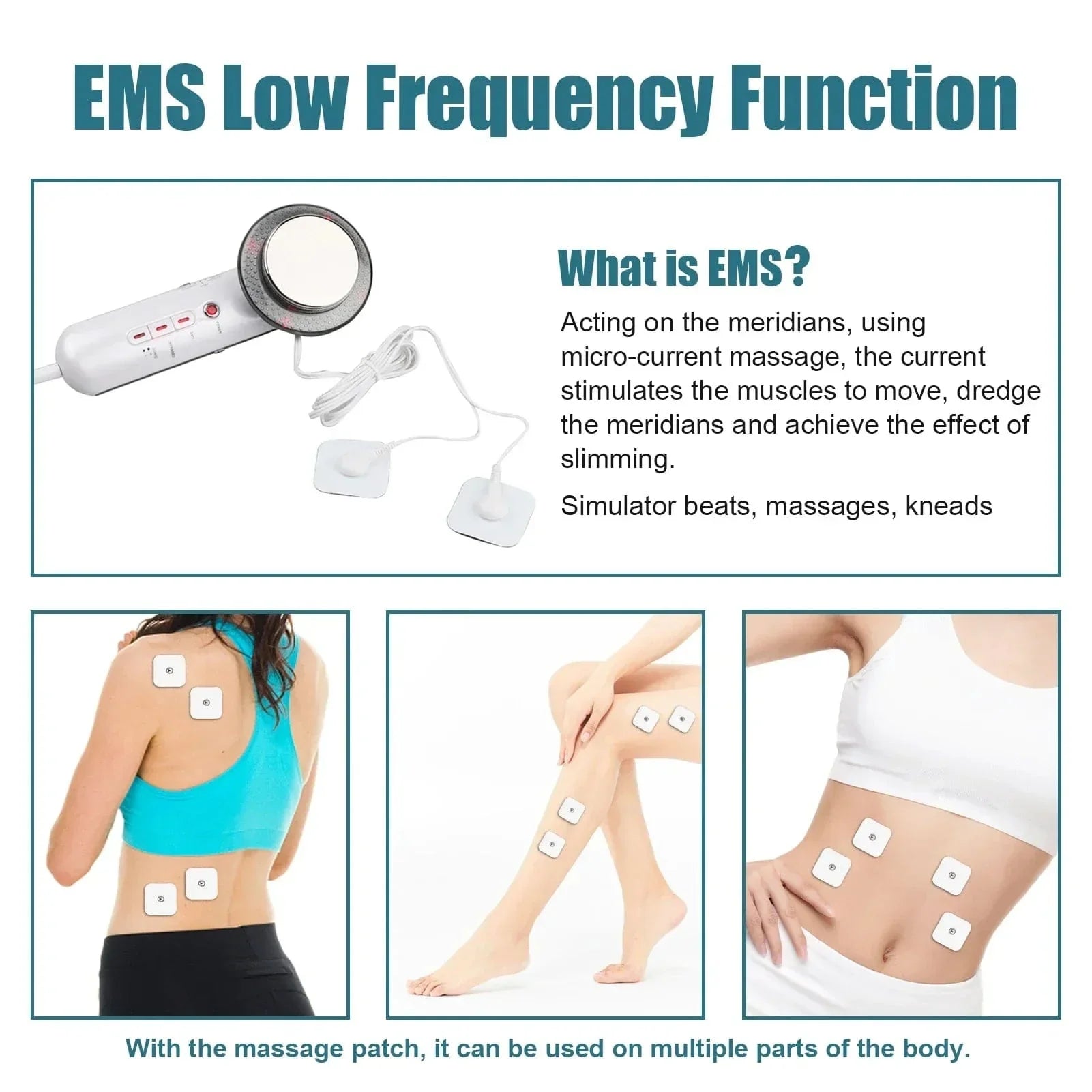 SlimSonic EMS Body Toning Device – Skin Firming & Rejuvenation Tool - GiftWave.co