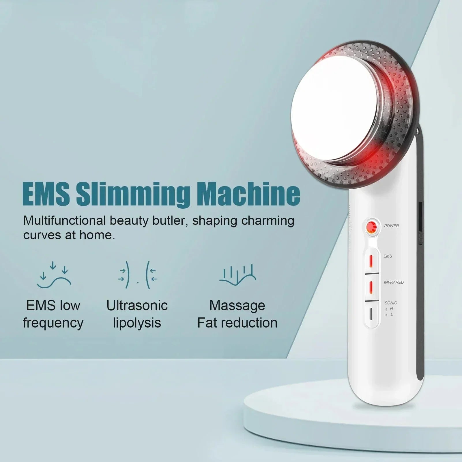 SlimSonic EMS Body Toning Device – Skin Firming & Rejuvenation Tool - GiftWave.co