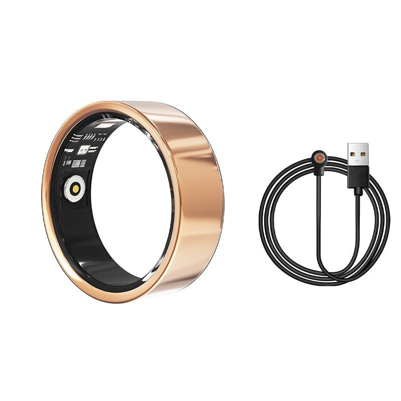 Smart Ring Activity Tracker NFC – Sleep Fitness Tracker Ring, IP68 Waterproof, HR SpO2, iOS Android - Damsona