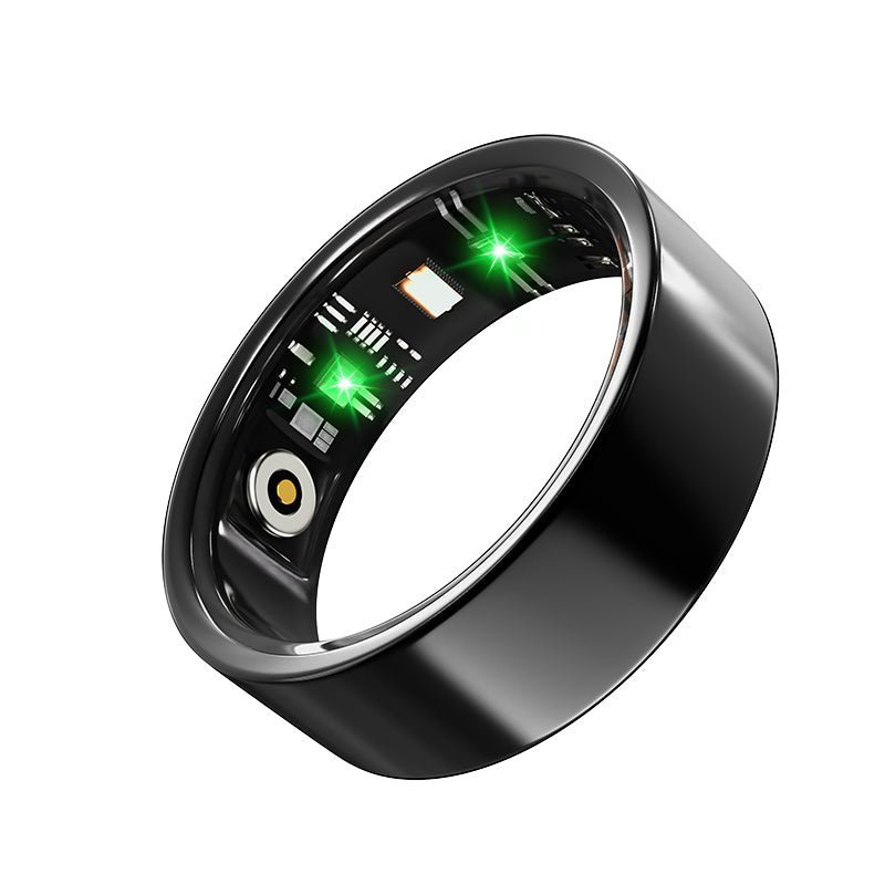 Smart Ring Activity Tracker NFC – Sleep Fitness Tracker Ring, IP68 Waterproof, HR SpO2, iOS Android - Damsona