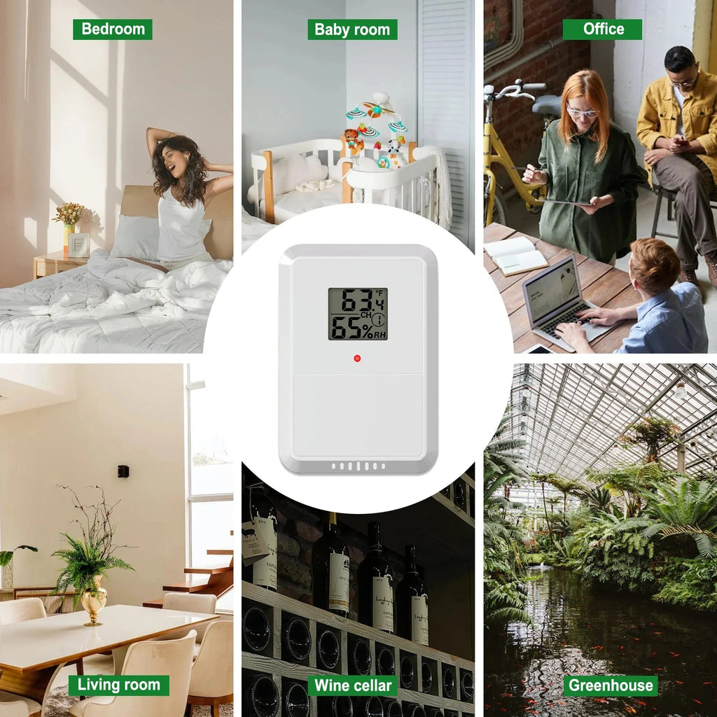 Smart Wireless Weather Station WiFi Indoor Outdoor Color Display Tempera... — View 4