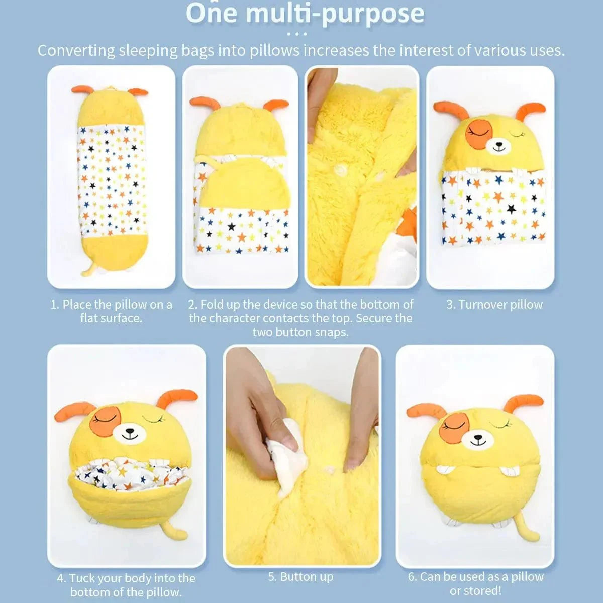 SnuggleNap Kids Camping Sleeping Bag | The Ultimate Sleepover &amp; Nap Companion - GiftWave.co