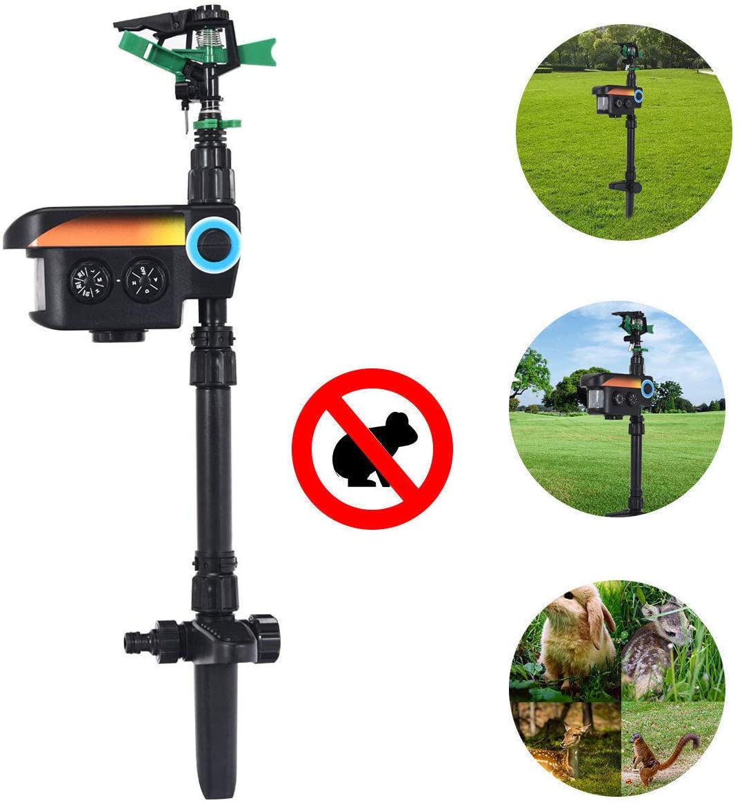 Solar - Powered Motion - Activated Animal Repellent | Humanely Guard Your Garden - GiftWave.co