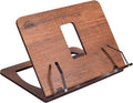 Solid Walnut Book Stand, Adjustable — Wooden Cookbook Holder & Reading Rest - Damsona