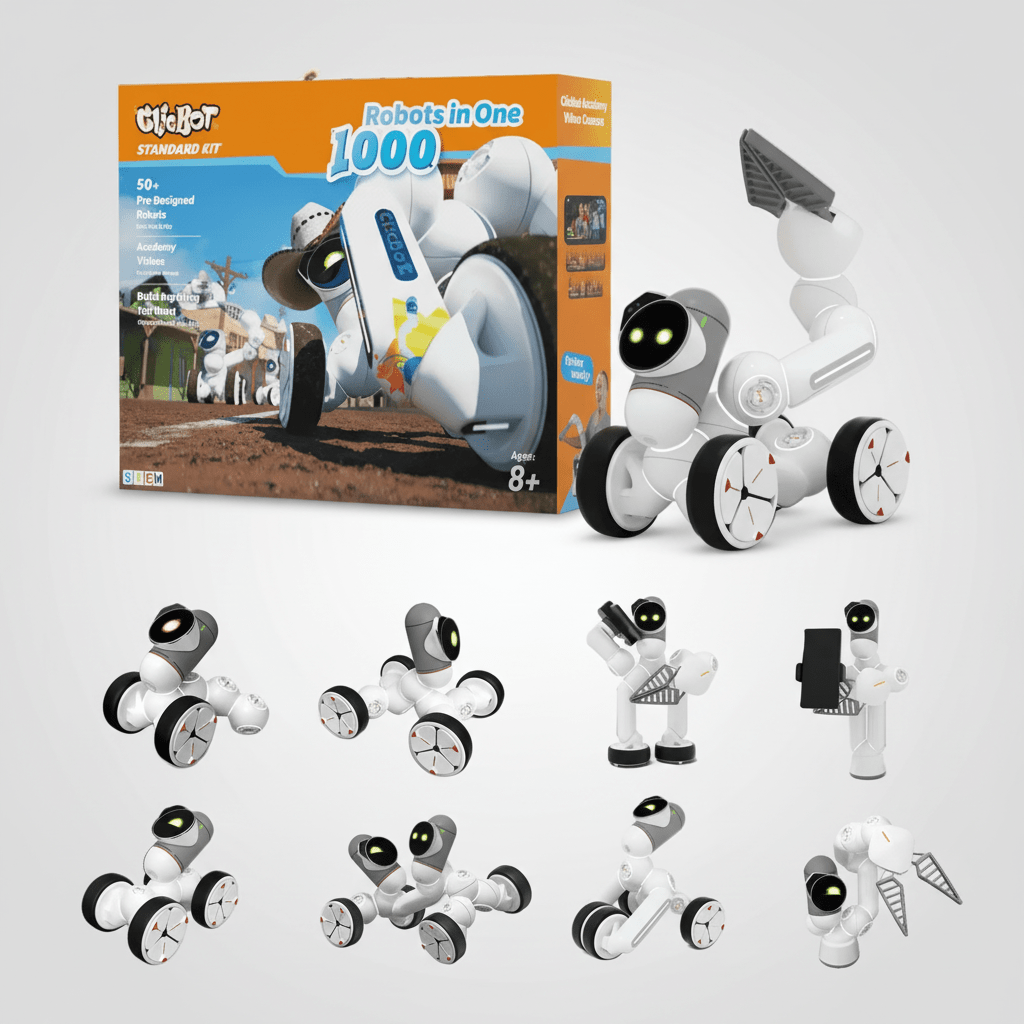 ClicBot Modular Coding Robot | The Infinite STEM Companion (2026 Edition) — View 5