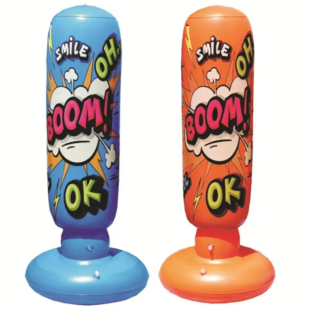 StrikeZone Inflatable Punching Bag – 1.25M Boxing Bag Training for Adults & Kids - Damsona