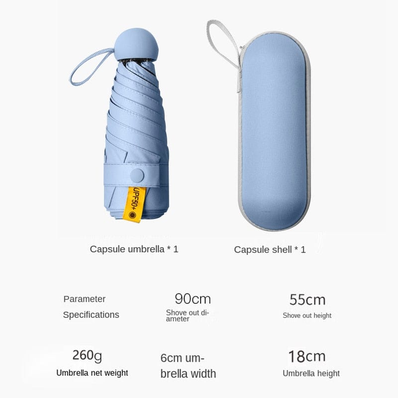 SunGuard: Ultra Compact UV - Protective Mini Umbrella for On - the - Go Protection - GiftWave.co