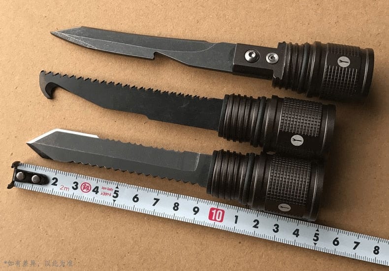 Survival Tool Accessories - Best Tactical Trekking Walking Stick Add-Ons - Damsona