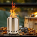 Tabletop Smokeless Fire Pit Portable Stainless Steel Wood Pellet Outdoor... — Gift Idea
