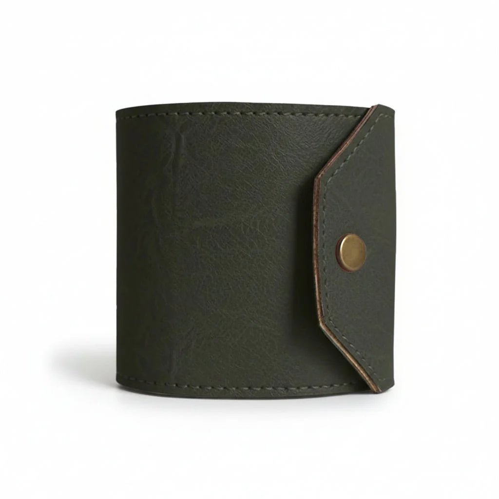 The Cash Wrap Leather Wallet – Luxury Compact Money Organizer & Fast Cash Access Holder - Damsona