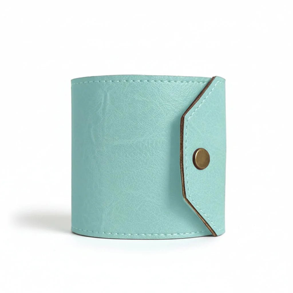 The Cash Wrap Leather Wallet – Luxury Compact Money Organizer & Fast Cash Access Holder - Damsona