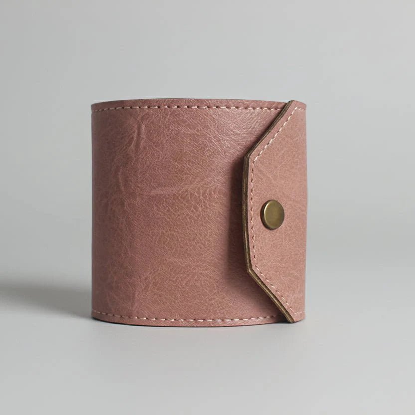 The Cash Wrap Leather Wallet – Luxury Compact Money Organizer & Fast Cash Access Holder - Damsona