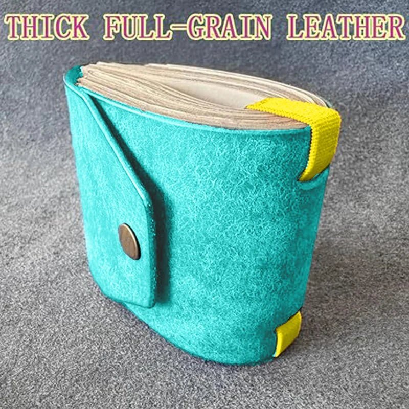 The Cash Wrap Leather Wallet – Luxury Compact Money Organizer & Fast Cash Access Holder - Damsona