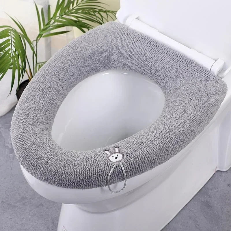 Thicker Bathroom Toilet Seat Cover Pads - Soft Warmer Toilet Seat Cushion - GiftWave.co