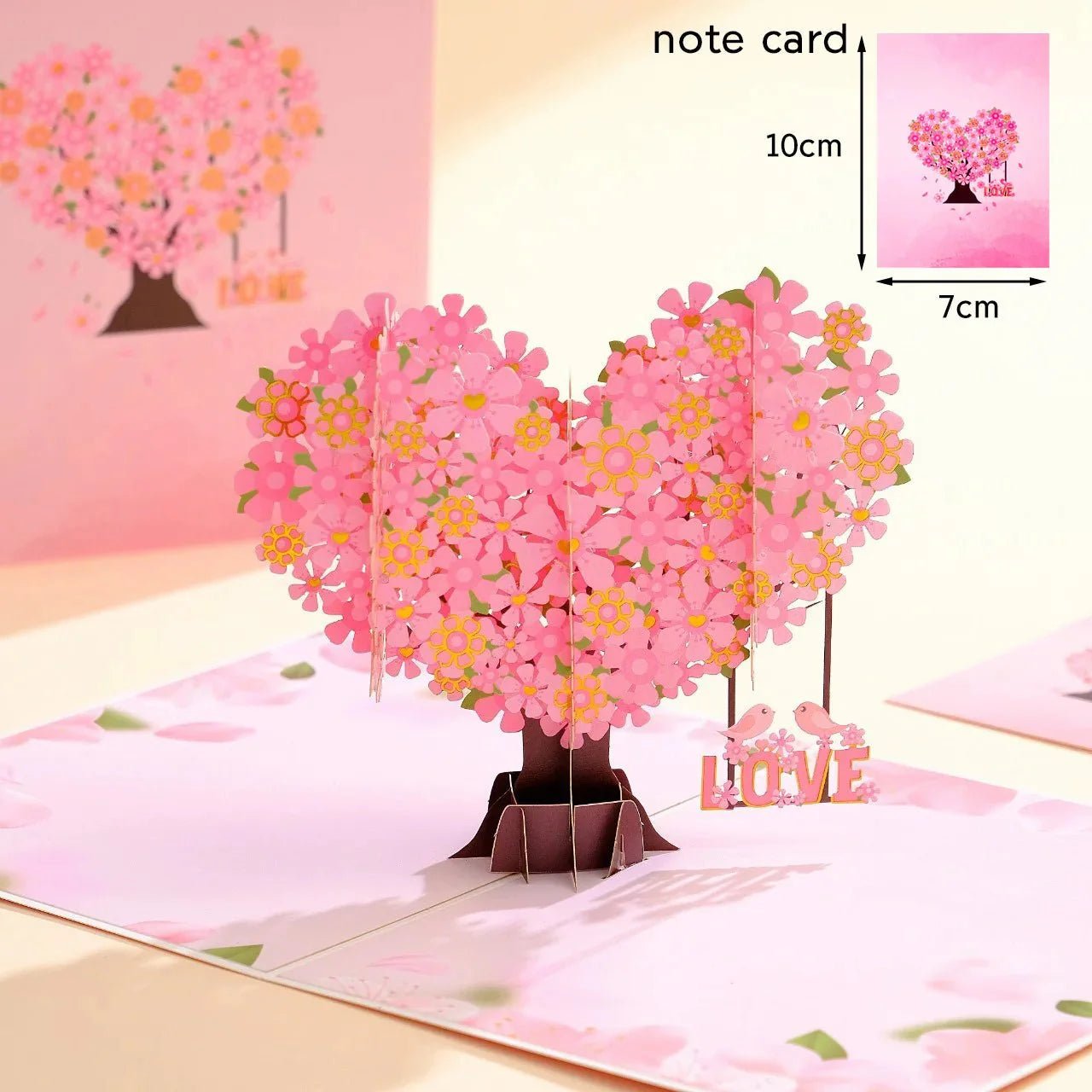 Thoughtful 3D Pop-Up Flower Bouquet Card - Forever Floral Greeting Set - Damsona