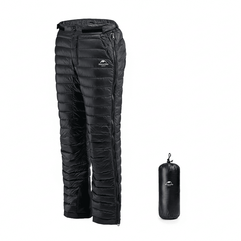 Ultra-Light Thermal Goose Down Pants – Winter Camping & Hiking Trousers - Damsona