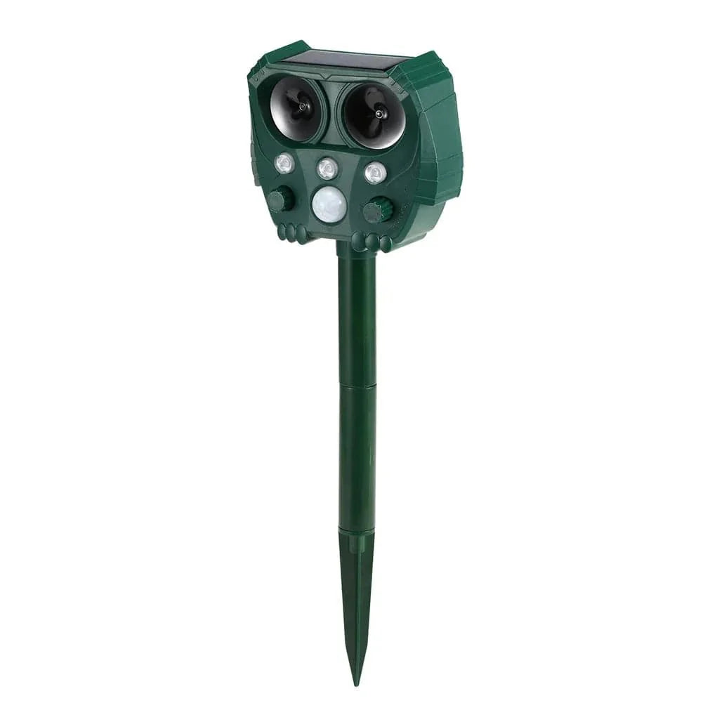 Ultrasonic Animal Solar Powered Pest Motion Activated Repeller - GiftWave.co