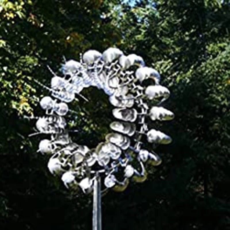 Unique And Magical Metal Windmill | Magic Metal Kinetic Sculpture - GiftWave.co