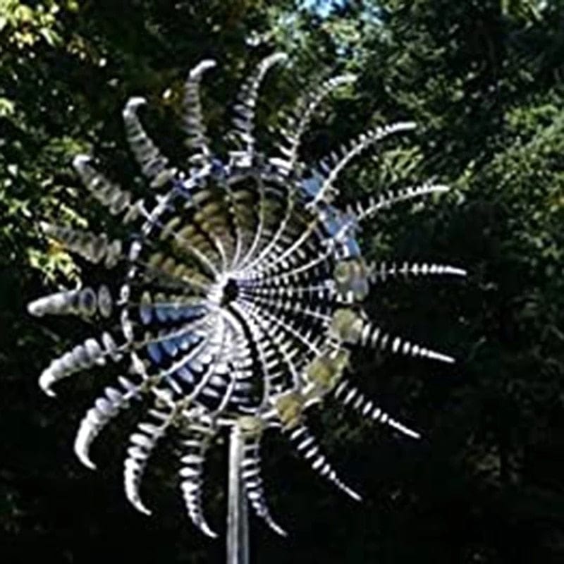 Unique And Magical Metal Windmill | Magic Metal Kinetic Sculpture - GiftWave.co