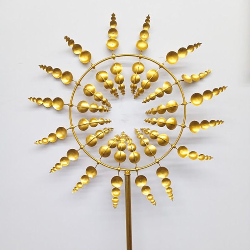 Unique And Magical Metal Windmill | Magic Metal Kinetic Sculpture - GiftWave.co