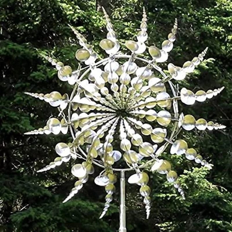 Unique And Magical Metal Windmill | Magic Metal Kinetic Sculpture - GiftWave.co