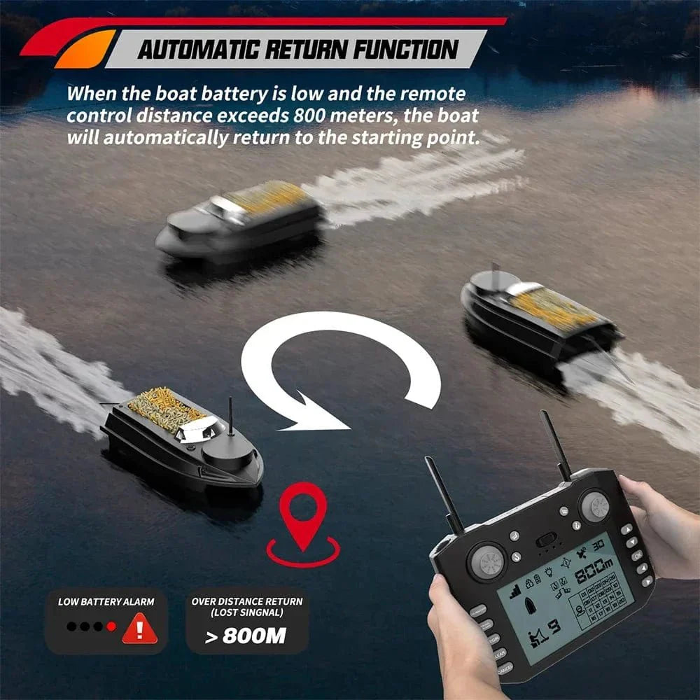 Intelligent V030 High-Power RC Bait Trawler — View 5