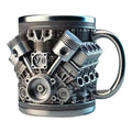 V8 Engines Stainless Steel Tankard Mug - Damsona