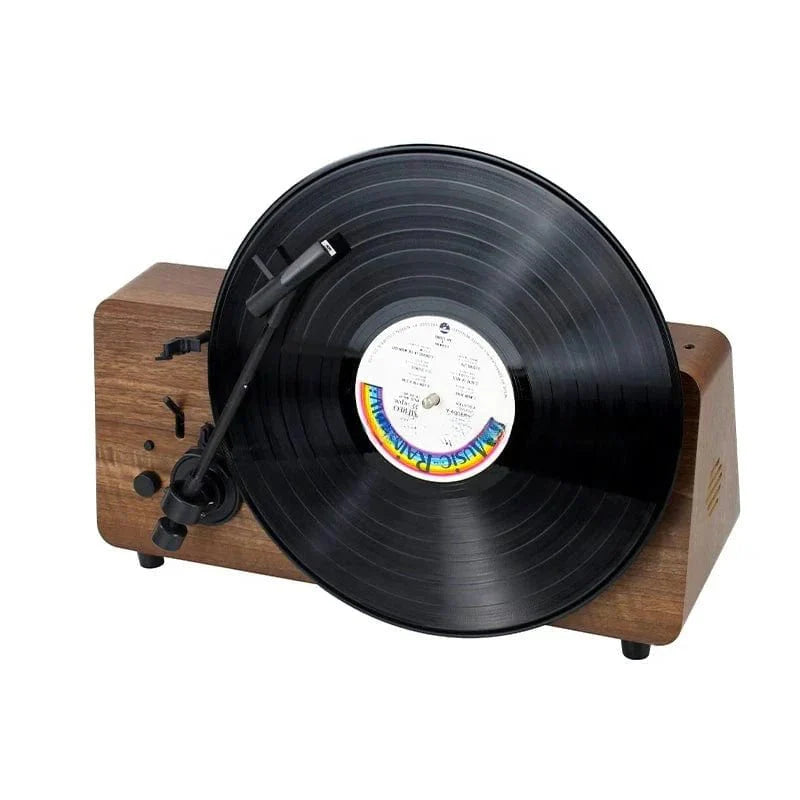 Vertical Record Player - Limited Edition Retro Vinyl Turntable Wooden Gramophone - GiftWave.co