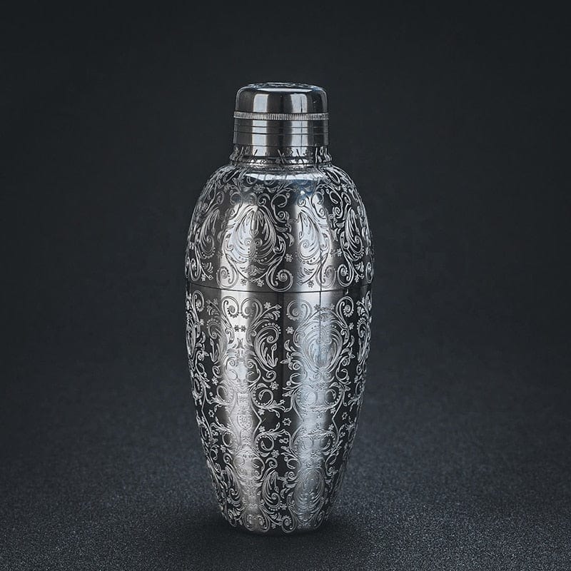 Vintage Stainless Steel Boston Cocktail Bar Shaker - GiftWave.co