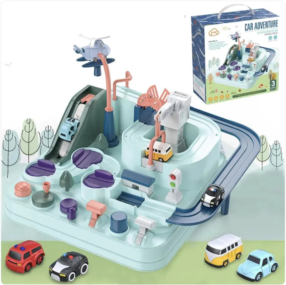 Children's Adventure Train Set Toy for Car Entrance — View 11