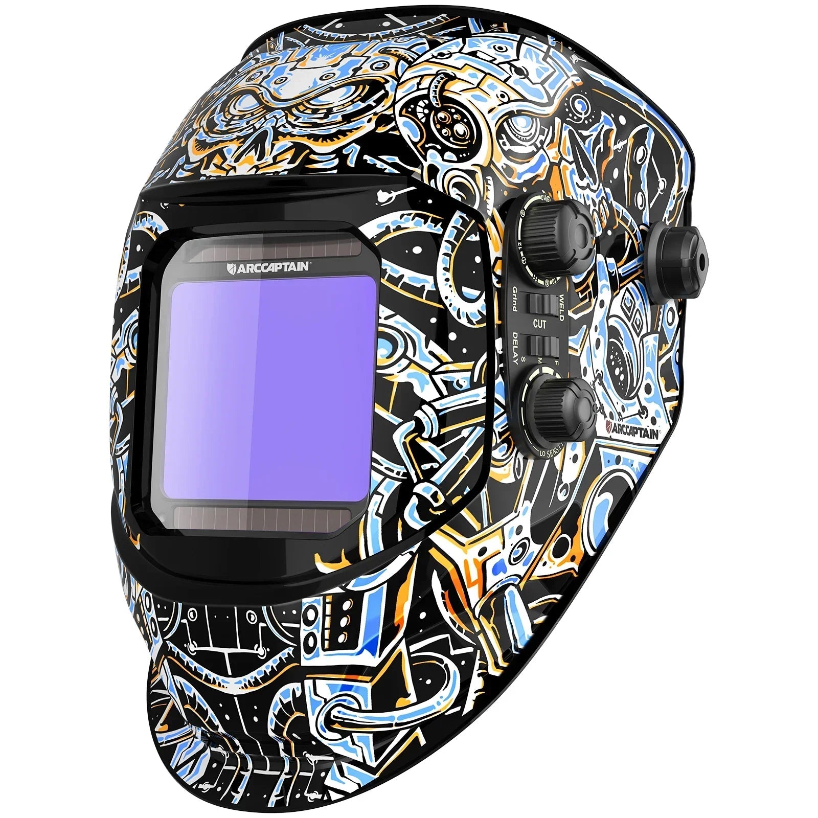 Welding Helmet - Best Large View True Color Auto-Darkening for Professionals - Damsona