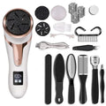 Professional Electric Foot Callus Remover – 3 Roller Heads, 2 - Speed, IPX6 Waterproof, USB Rechargeable - GiftWave.co