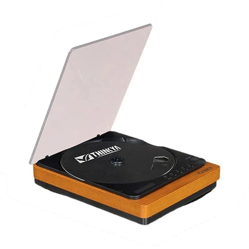 Wooden HiFi CD Player Bluetooth 5.1 SPDIF Optical USB Lossless Retro Desktop Audio No Speaker Remote - Damsona