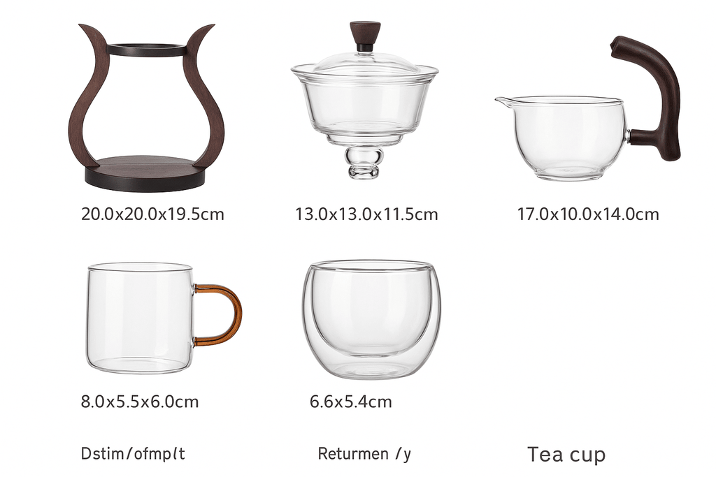 ZenFlow™ Chinese Glass Tea Set | Premium Magnetic Switch Infuser Teapot - GiftWave.co