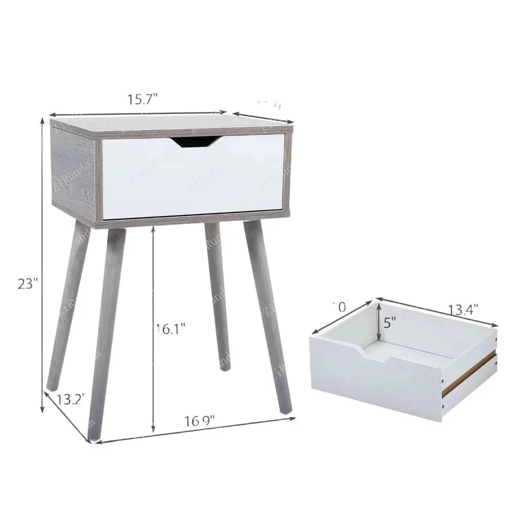 ZenWood Nightstand - Modern Elegance for Stylish Storage Needs - GiftWave.co