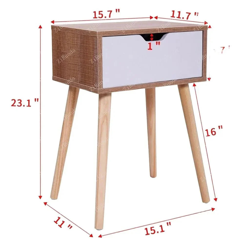 ZenWood Nightstand - Modern Elegance for Stylish Storage Needs - GiftWave.co